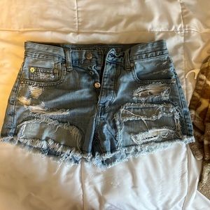 American eagle jean shorts